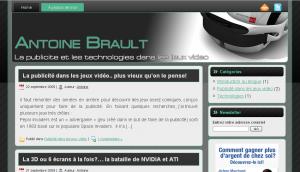 La publicité et les technologie dans les jeux vidéos : Antoine Brault vous parle de quelques une de ses passions : Jeux vidéo, technologies et mélange le tout avec le marketing !