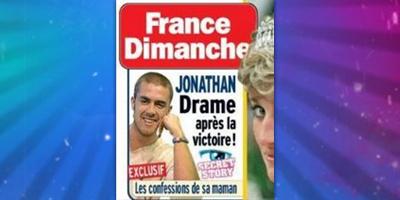 [NEWS] Jonathan annoncé vainqueur en une de France Dimanche !