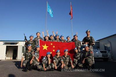 Les militaires chinois dans les opérations de maintien de la paix