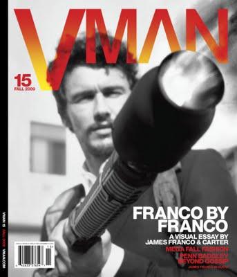 [couv] James Franco pour VMan