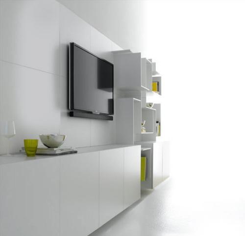 8 Modules blancs d’aménagement & rangement by MDF Italia