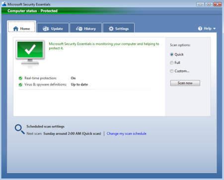 Microsoft Security Essentials : l'antivirus gratuit est disponible