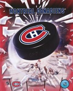 Montreal-Canadiens-2005---Logo-Puck-Photograph-C12187998