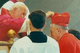 Pope John Paul II creates his Prefect a Cardinal