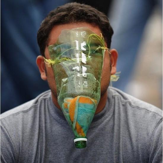 Réaliser soi-meme son propre masque filtrant contre le virus A/H1N1