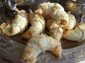 Tcharek aryane, petits croissants amandes pâtisserie algérienne