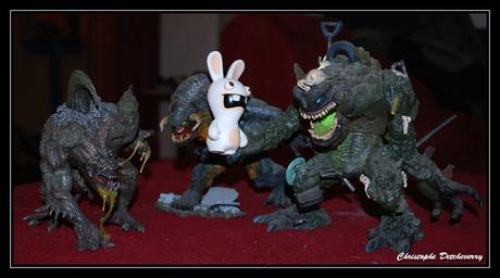 Lapin crétin est dans une méchante situation