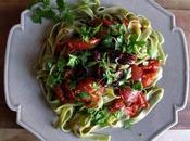 Pastas épinards tomates