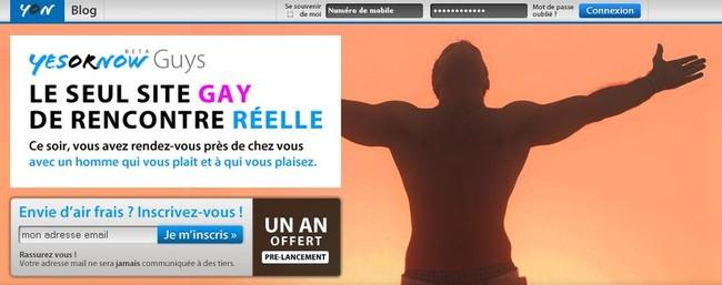 YesOrNow : le seul site Gay de rencontres réelles - Un an d'abonnement gratuit