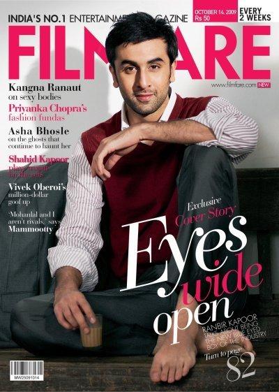 Ranbir Kapoor Filmfare Magazine cover, Ranbir Kapoor Filmfare Magazine couverture