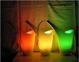 Un arrosoir lumineux