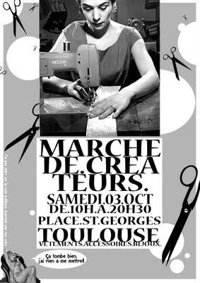 [Marché de créateurs à Toulouse]24/09Rendez-vous samedi 3...