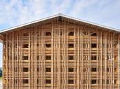 bâtiment agricole bambous