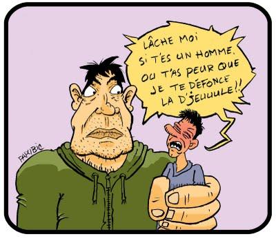ce n'est pas parce que l'on est petit,qu'il faut se laisser marcher sur les pieds.