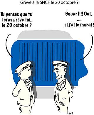 Grève à la SNCF le 20 octobre ?