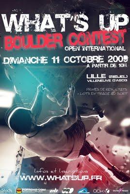 What's up ! Boulder Contest - Escalade Lille