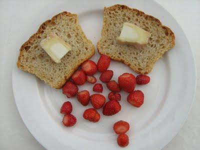 le sandwich aux fraises