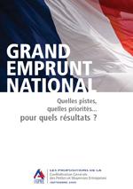 Document - Grand Emprunt National - propositions du CGPME - cover
