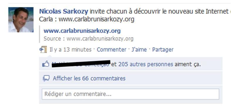 sarko carla facebook