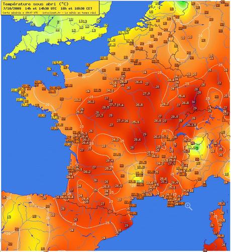 Records de chaud en Alsace et ailleurs...