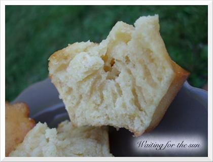 ≈ MUFFINS CITRON, FLEUR D'ORANGER ET AMANDES, GLACAGE LÉGER AU CITRON ≈
