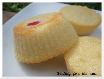 ≈ MUFFINS CITRON, FLEUR D'ORANGER ET AMANDES, GLACAGE LÉGER AU CITRON ≈