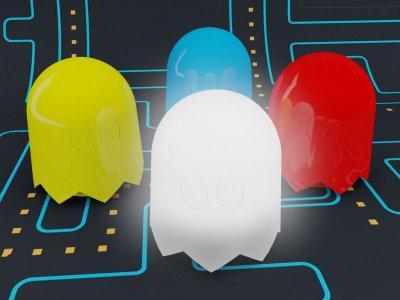 Pac Man Ghost Lamps by Anderson Horta