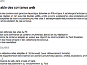 Parti Socialiste recrute pour web... moins-disant
