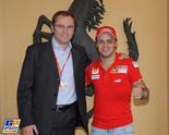 Massa a été accueilli par Stefano Domenicali