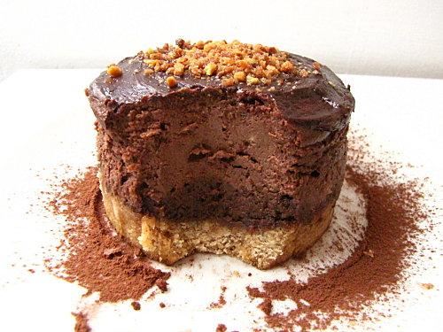 CHEESECAKES DOUBLE CHOCOLAT ET PRALIN