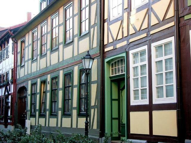 Des maisons à colombages !