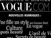 Vogue.com dévoile nouvelles rubriques