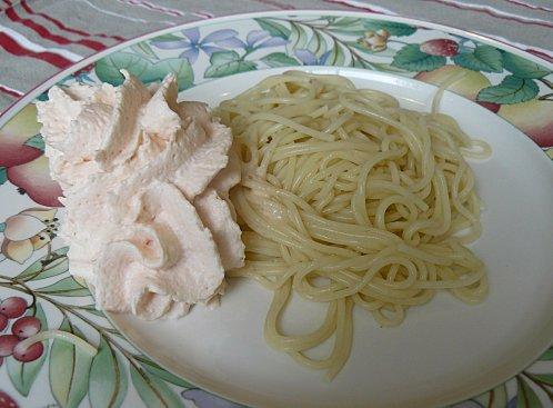 °°°CAPPELLINI A LA CHANTILLY DE JAMBON°°°