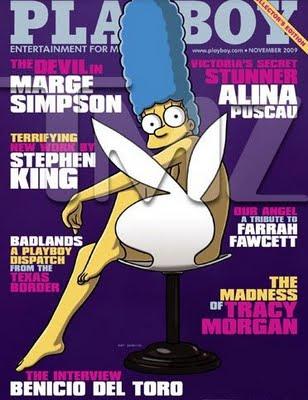 Marge Simpson nue pour Playboy !