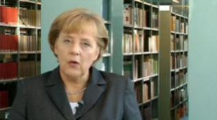 Angela Merkel : contre Google books, pour le droit d'auteur
