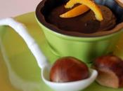 Pudding chocolat-châtaigne l’écorce d’orange‏