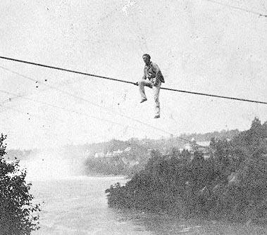 Charles Blondin; l'une des plus belles slacks de l'histoire!