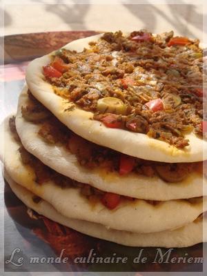 Lahmacun (pizza turque a la viande hachée)