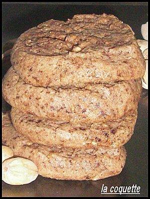 des cookies au pralin et chocolat, sucrettes et histoire du pralin