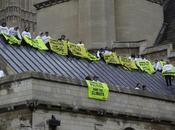 Greenpeace toit Westminster Londres
