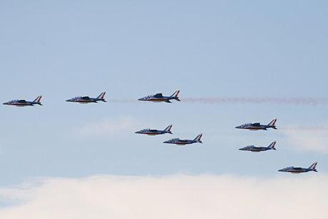 L'Hommage de la Patrouille de France à Astérix