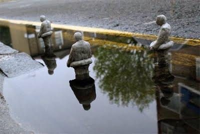 Urban Installations by Isaac Cordal