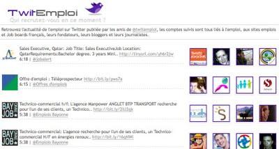 TwitEmploi : panorama des principaux comptes Twitter liés à l'emploi