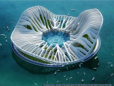lilypad4 Projet de cités flottantes pour les réfugiés climatiques ?! o0
