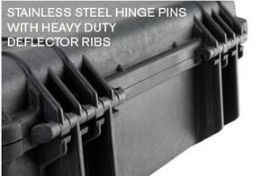 stainless steel hinge pins with heavy duty deflectors ribs