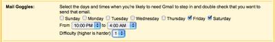 Google : Mail Goggles