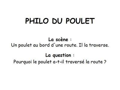 la philo du poulet