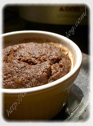 Moelleux tiède au chocolat