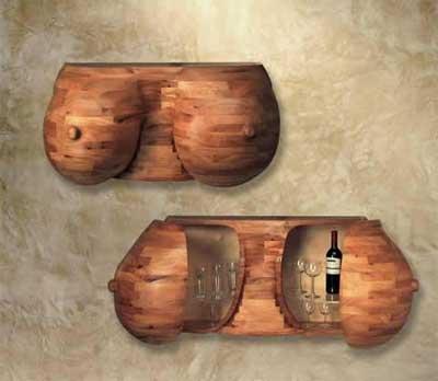 Mobilier érotique par Mario Philippona