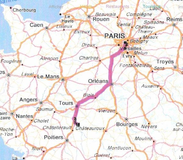 transfert du moai de la rue Récamier à Paris vers St Rémy-sur-Creuse (+/- 300 km)
